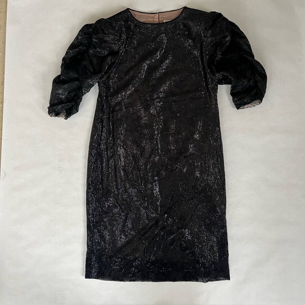 Hanae Mori Boutique Black Sparkly Cocktail Dress Women’s Size 14